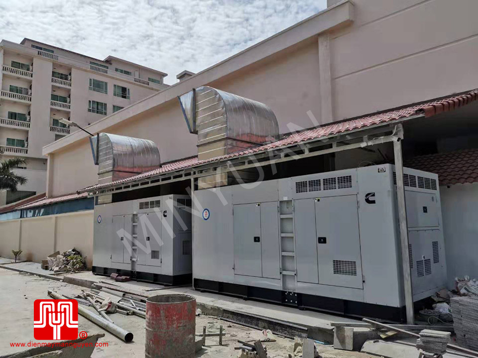 Máy phát điện Cummins 625kva bàn giao ngày 20/08/2019