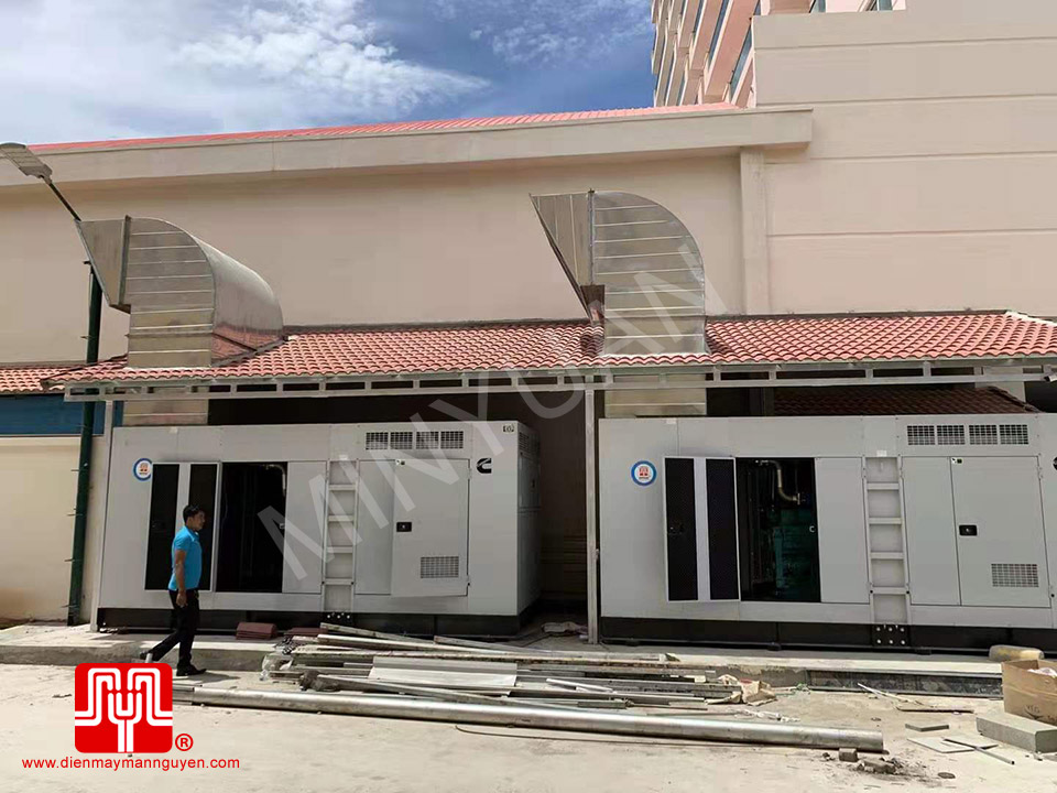 Máy phát điện Cummins 625kva bàn giao ngày 20/08/2019