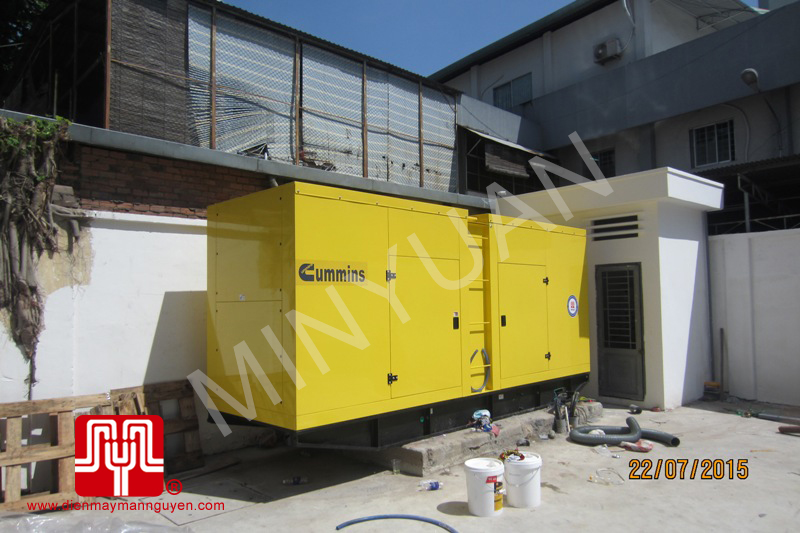 Máy phát điện Cummins 625kva bàn giao bệnh viên quân đội TPHCM 21/07/2015