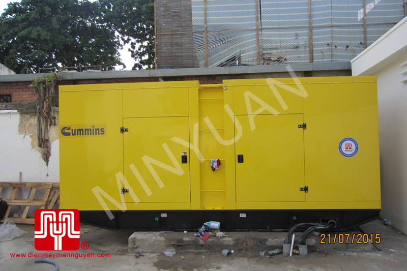 Máy phát điện Cummins 625kva bàn giao bệnh viên quân đội TPHCM 21/07/2015