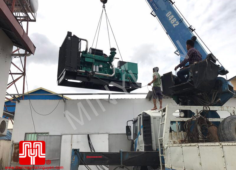 Máy phát điện Cummins 625kva bàn giao tại Cambodia ngày 24/06/2018