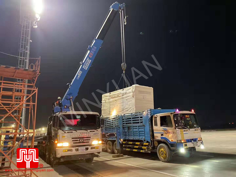 Máy phát điện Cummins 687kva bàn giao ngày 24/12/2019