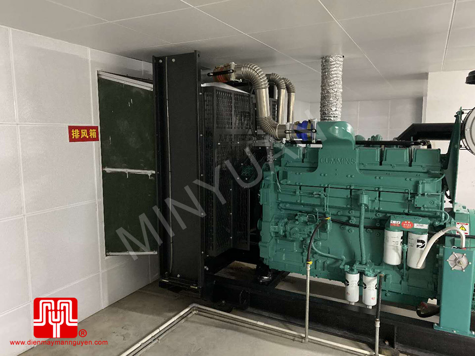 3 máy phát điện Cummins 690kva bàn giao 11/09/2020