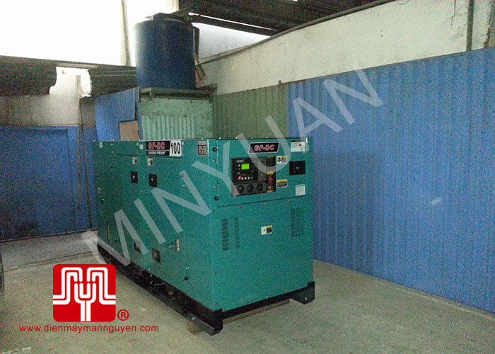 Máy phát điện Cummins 100kva có vỏ cách âm bàn giao tại TPHCM 24/12/2013