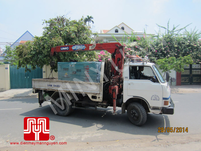 Máy phát điện Isuzu 25kva bàn giao tại TPHCM 28/05/2014