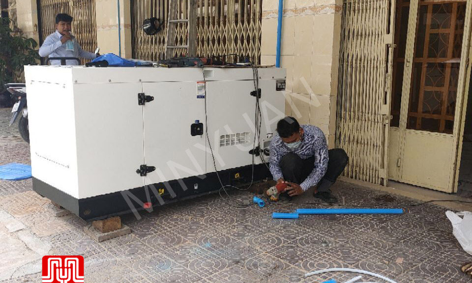 Máy phát điện ISUZU 60kva bàn giao 22/05/2023