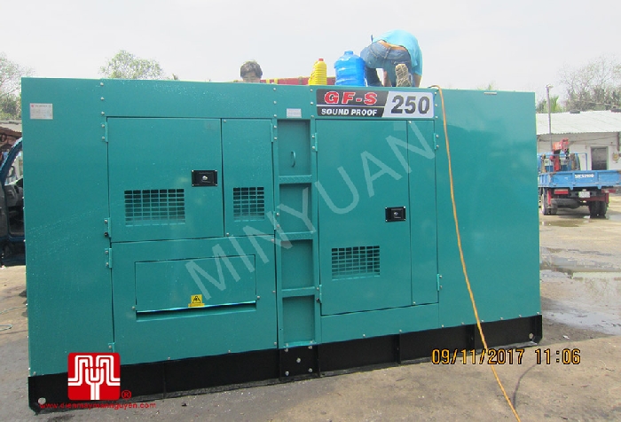 Máy phát điện Shangchai 343kva bàn giao tại TPHCM ngày 09/11/2017