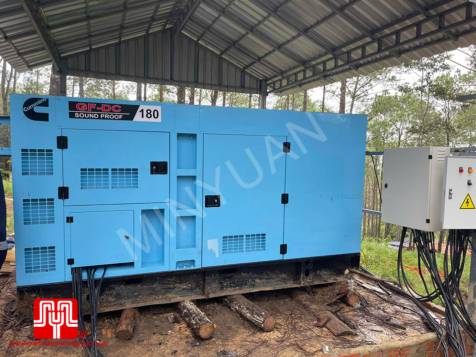 Máy phát điện Yuchai 180 kva bàn giao 04/08/2023