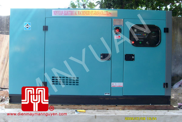 Tổ máy phát điện Shangchai 30KW bàn giao khách hàng Hà Nội ngày 08.07.2010