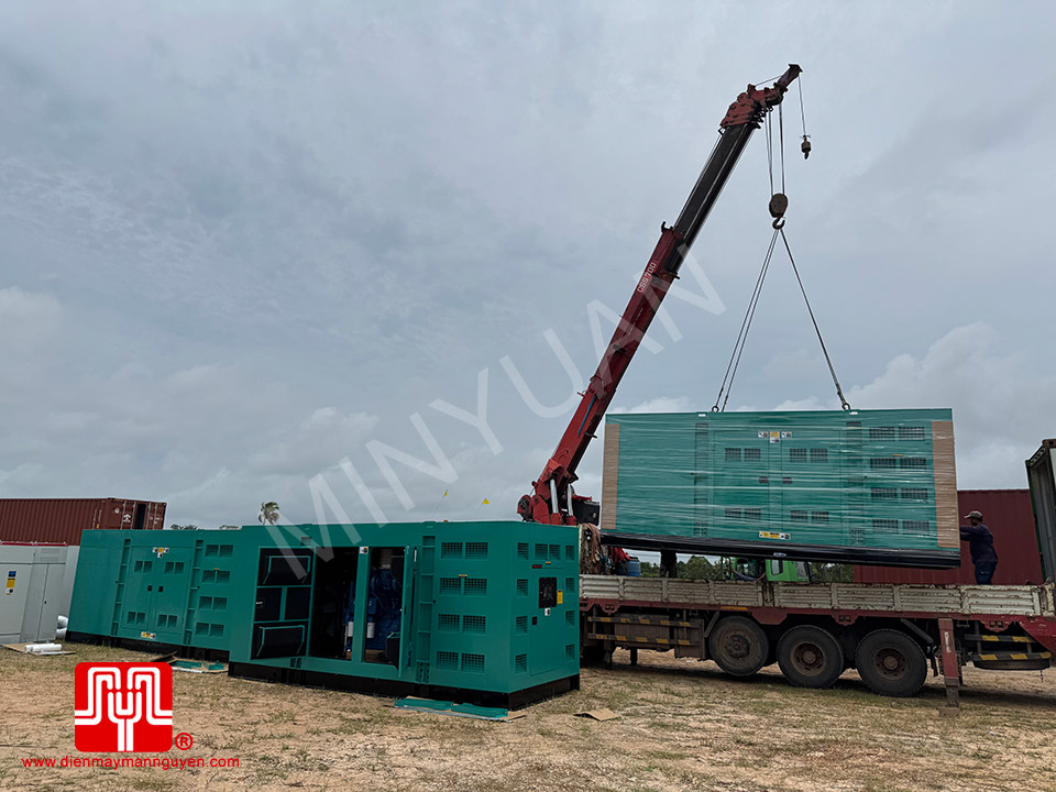 Máy phát điện Cummins 1000kva và 650kva bàn giao 11/10/2024