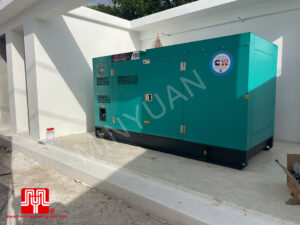 Máy phát điện cách âm 100kva bàn giao 27/11/2024